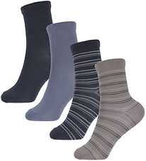 Name It Socken - 4er-Pack - Wolle/Baumwolle - NkmWak - Satellit