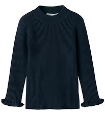 Name It Blouse - Knitted - Rib - NmfVianna - Navy Blazer