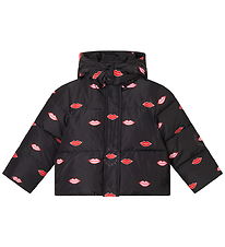 Stella McCartney Pehmustettu takki - Musta M. Huulet