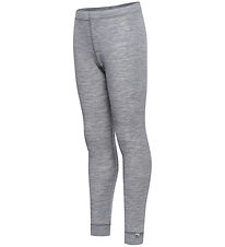 Hummel Leggings - HmlJr - Wool - Rib - Grey Melange