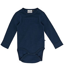Hummel Bodysuit l/s - HmlMini - Wool - Rib - Dress Blues