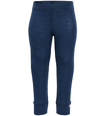 Hummel Leggings - HmlMini - Wool - Rib - Dress Blues
