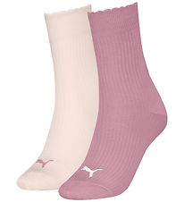 Puma Sokker - 2-pack - Rosa Kombinasjon