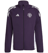 adidas Performance Cardigan - Mufc Pre - Aurplu/White/Black