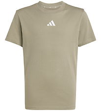 adidas Performance T-Shirt - J SL - Silpeb/White