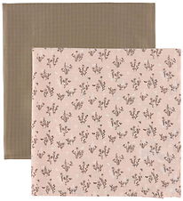 Müsli Muslin Cloths - 2-Pack - 75x75 - Flora - Nightingale/Condi