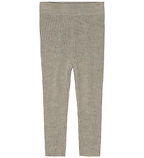 Leggings FUB - Rib - Tricoté - Laine - Mélange d'avoine