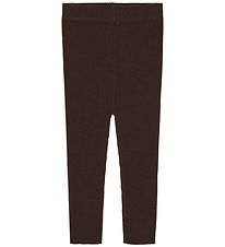 Leggings FUB - Rib - Tricoté - Laine - Mocca