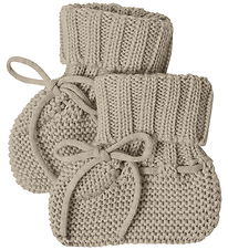 FUB Booties - Knitted - Wool - Oat Melange