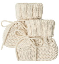 FUB Booties - Knitted - Wool - Ecru