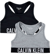 Calvin Klein Toppar - 2-pack - Svart/Gråljus