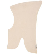 Huttelihut Balaclava - 2-layer - Wool - Knitted - Sand Melange