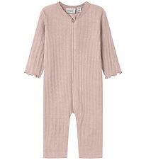 Name It Nightsuit - Wool/Silk - NbfWossa - Shadow Gray