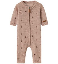 Name It Pramsuit - Wool - Knitted - Shadow Gray