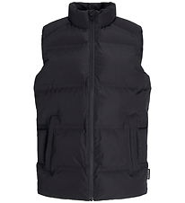 Jack & Jones Puffer Vest - JjeSoho - Black