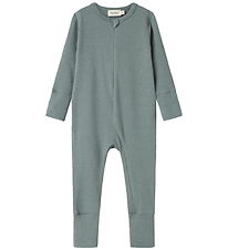 MarMar Pyjamahaalari - Joustinneule - Dusty Green