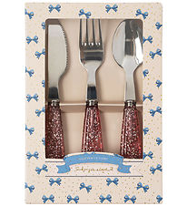 Konges Sløjd Mica cutlery - 3 Parts - Sparkling Blush