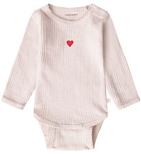 That's Mine Bodysuit l/s - Rib - Perfectly Pale