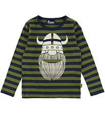 Danefæ Bluse - Danebasic - Dk Navy/Olive Erik