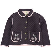 Copenhagen Colors Jacke - gesteppt - Brown/Blue Karo