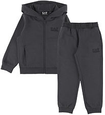 EA7 Sweat Set - Asphalt