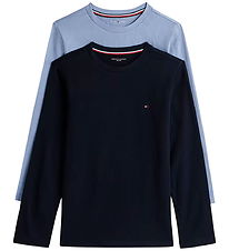 Tommy Hilfiger Blouse - 2-Pack - Brisk Blue/Desert Sky