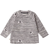 That's Mine Blouse - Rib - Aksel - Mono Dino Stripe
