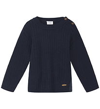 Blouse Hust and Claire - Tricoté - HCPil Wool Rib - Plus Marine