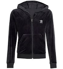 adidas Originals Kapuzenpullover - Velours Z Hoodie - Schwarz/We