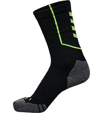 Hummel Training socks - hmlPRO - Black/Green Gecko