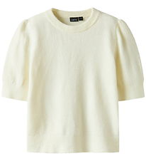 LMTD T-shirt - Knitted - NlfLodet - Antique White