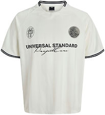 Jack & Jones T-Shirt - JcoCover Retro Fußball - Cloud Tänzer