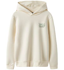 LMTD Hoodie - NlnHelp - Antique White/Jolly Green Duck Black