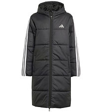 adidas Performance Puffer Jacket - J Long Coat - Black/White