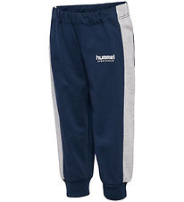 Hummel Byxor - hmlMini Loose Justerbar midja - Dress Blues