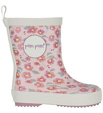 Pom Pom Gummistiefel - Herbst Anemone