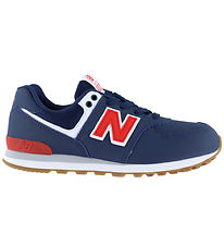 New Balance Shoes - 574 - Navy/Team Red