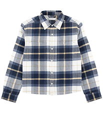 Abercrombie & Fitch Shirt - Navy Blazer/Beige
