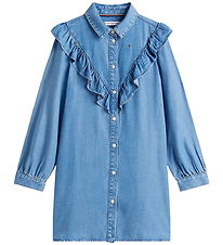 Tommy Hilfiger Dress - Ruffles - Blue