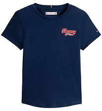 Tommy Hilfiger T-Shirt - Flock - Dark Nacht Navy