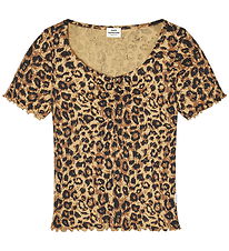 Mads Nørgaard T-paita - Joustinneule - Leopard AOP/Black