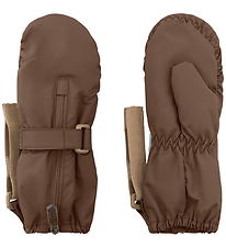 Mini A Ture Mittens w. Fleece - MatCesar - Chestnut Brown