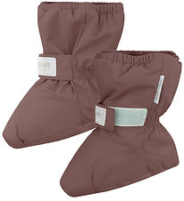 Mini A Ture Booties w. Fleece - MatWinn - Peppercorn Plum