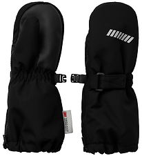 Name It Mittens w. Wool fleece - NmnSnow10 - Black