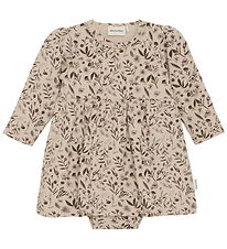 Robe Minymo - Body m/l - AOP - Gris fumé