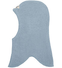 Racing Kids Balaclava - Wool/Cotton - 2-layer - Blue