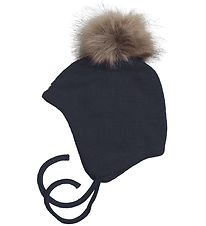 Racing Kids Pipo - Villa/Puuvilla - Classic Navy m. Pom pom