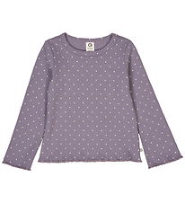 Blouse Müsli - Rib - Dot - Lilac Brouillard/Oak