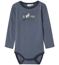 Name It Body l/ä - Wolle - NmmWillit - Folkstone Grey/Tractor