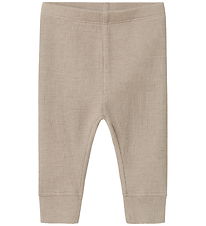Name It Leggings - Wool - Rib - NbmWossa - Satellite